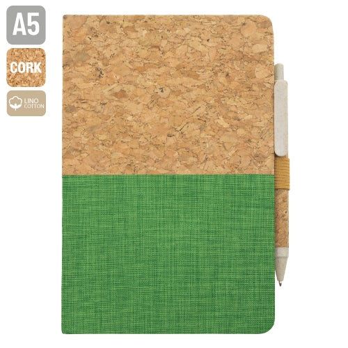 Bloco de Notas Ecológico com Caneta