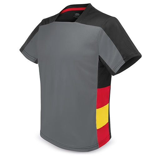 Camiseta Técnica Adulto Cinza e Preto