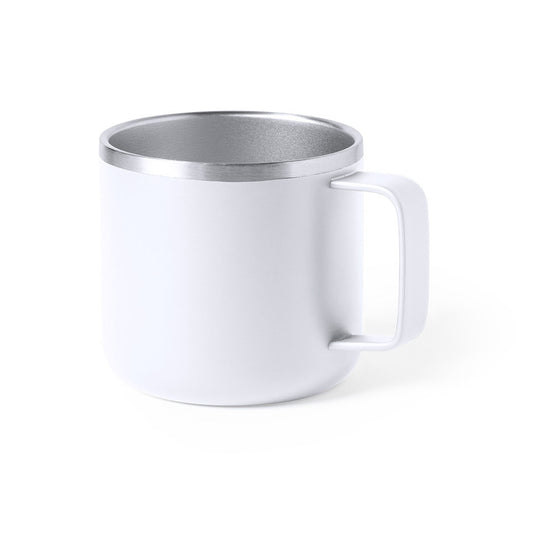 Caneca Inox Bicolor 350ml Elegante e Prática