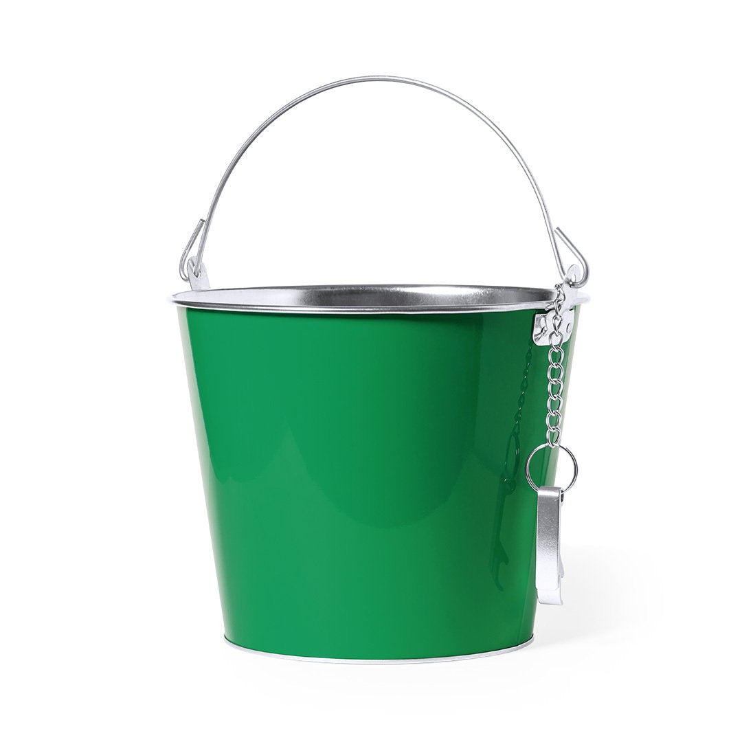 Cubo Metálico 6L com Abridor e Asa Colorido