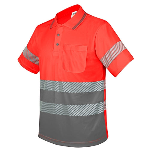 Polo com Bolso e Bandas Reflectoras