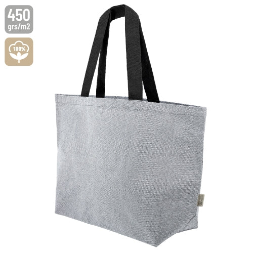 Bolsa de Algodão Reciclado com Asa Colorida