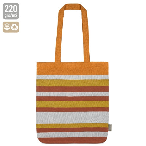 Bolsa de Algodão Reciclado com Riscas
