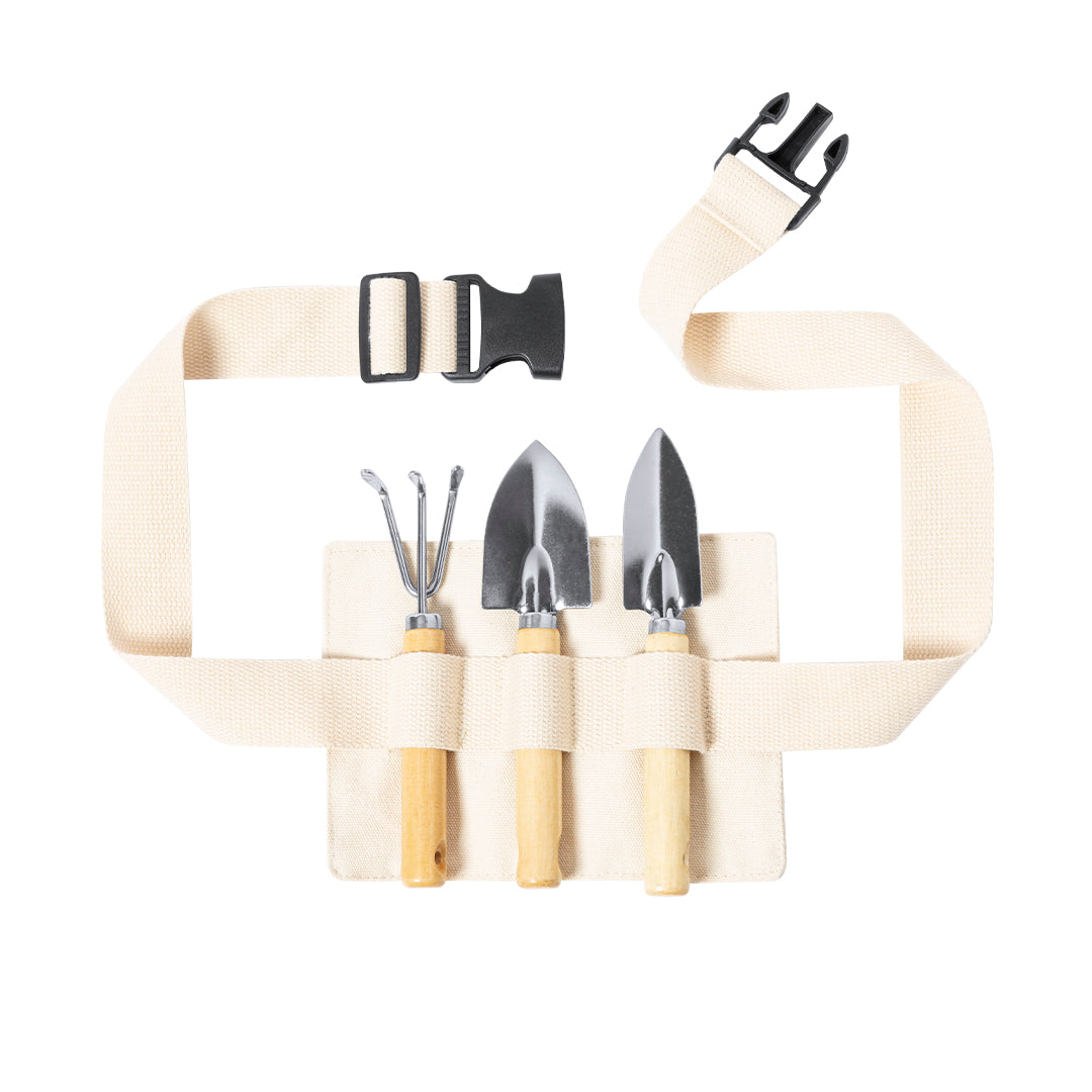 Conjunto de Jardinagem Maurix com 3 Acessórios em Metal
