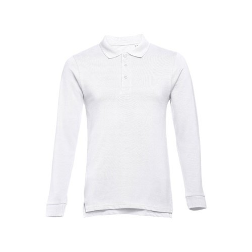 Polo Homem Manga Comprida 3XL em Algodão Cardado