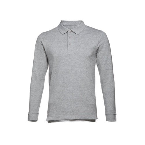 Polo Homem Manga Comprida THC BERN 3XL II em Malha Piqué