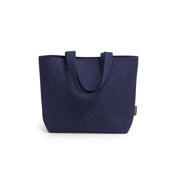 Saco Tote em Feltro Escuro com Alças