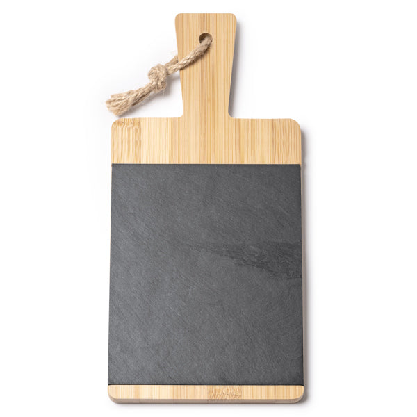 Tábua de Corte em Bambu e Lousa Natural