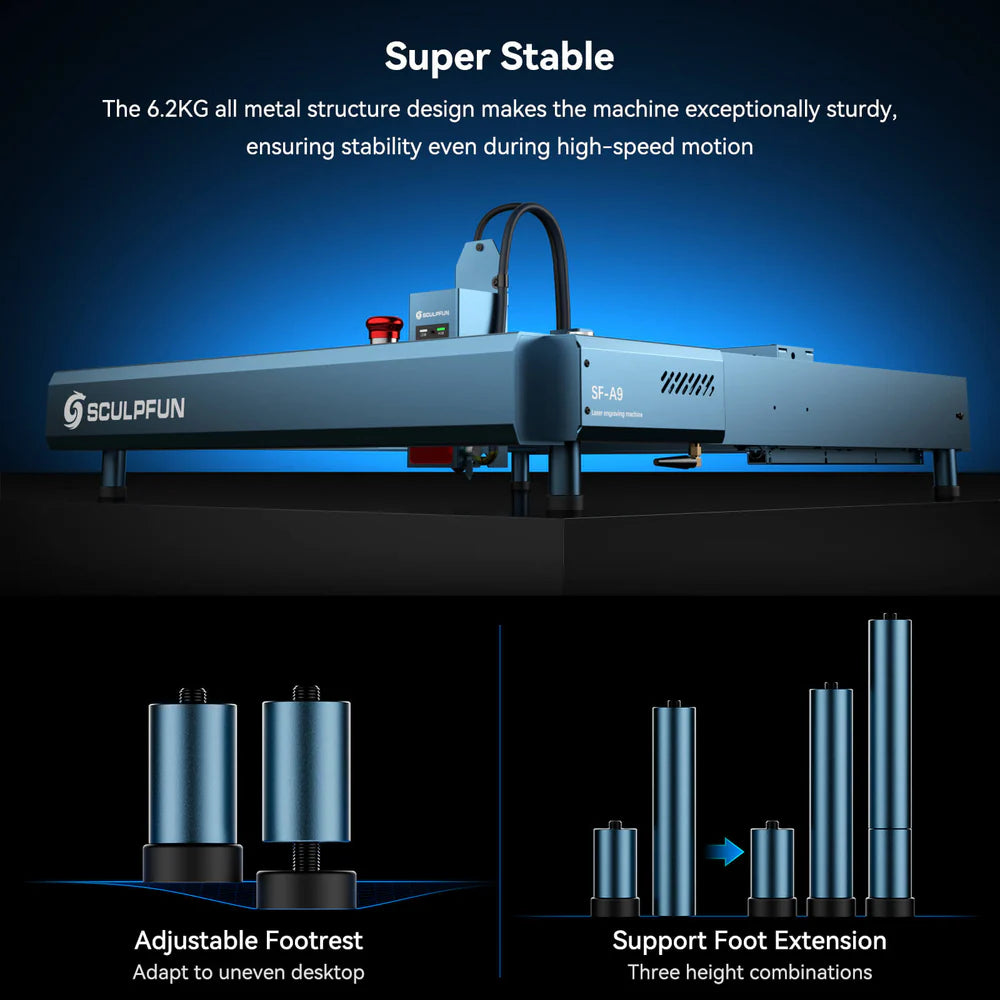 Sculpfun SF-A9 - 40W Laser Engraver And Cutting Machine
