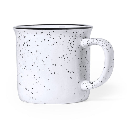 Caneca Cerâmica Vintage 350ml com Design Elegante