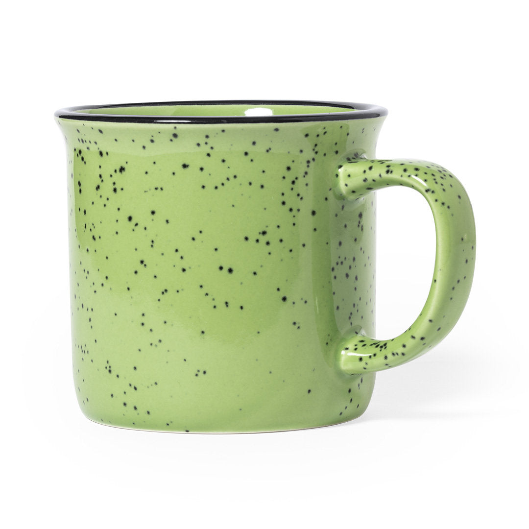 Caneca Cerâmica Vintage 350ml com Design Elegante