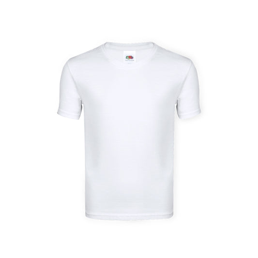 Camiseta Infantil Branca Iconic 100% Algodão
