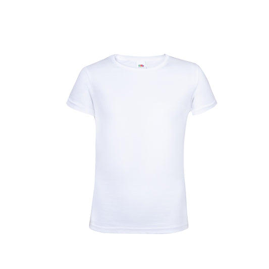 Camiseta Infantil Branca Iconic 100% Algodão