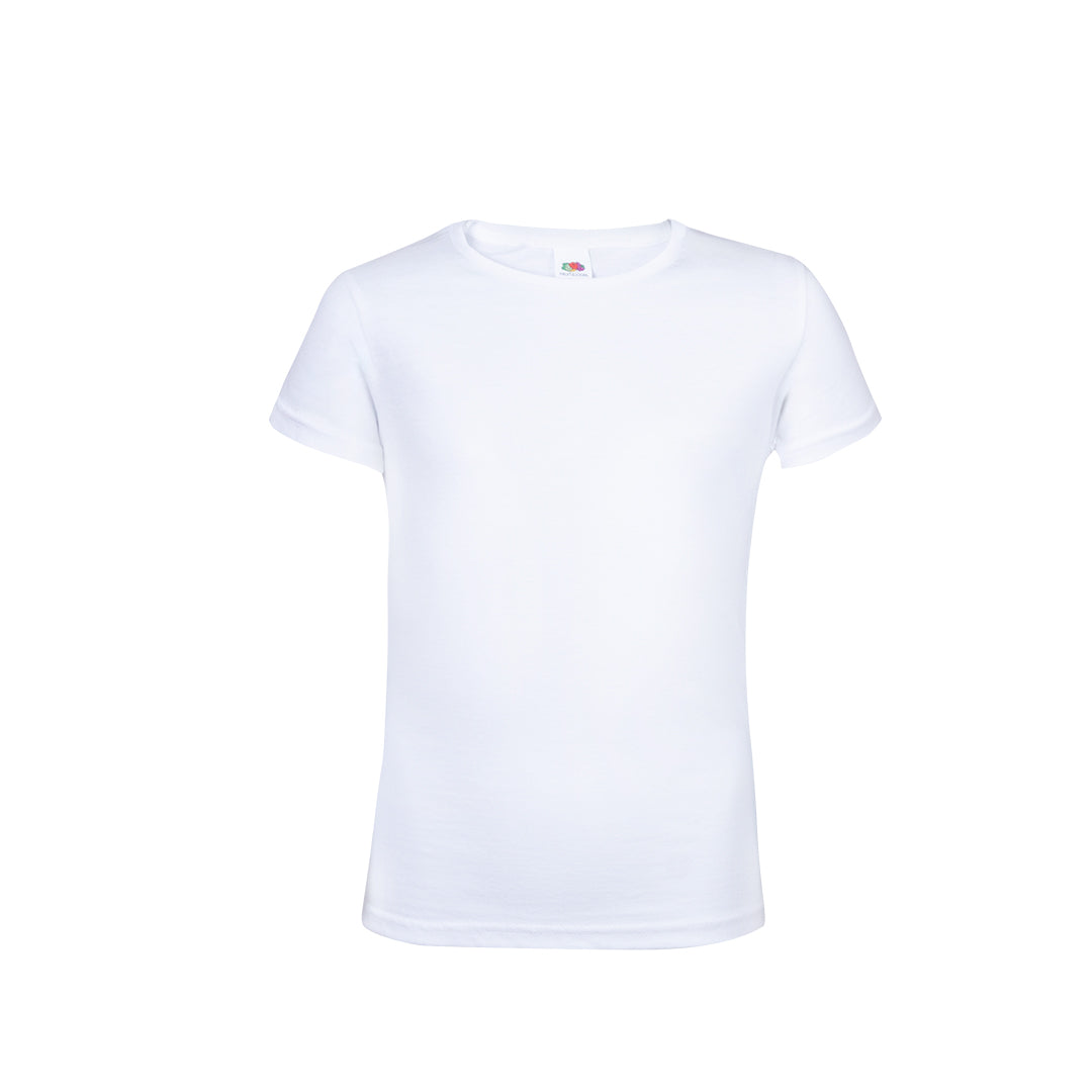 Camiseta Infantil Branca Iconic 100% Algodão