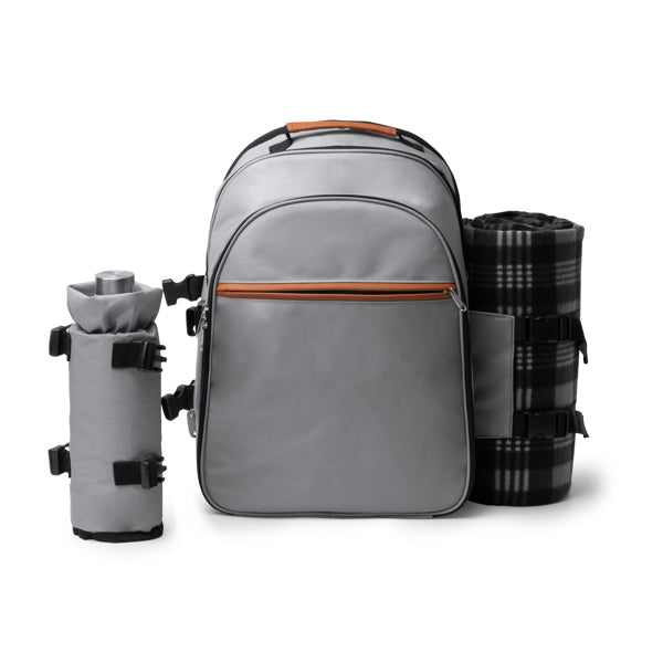 Mochila de Poliéster 25L com Bolso Frontal e Acessórios