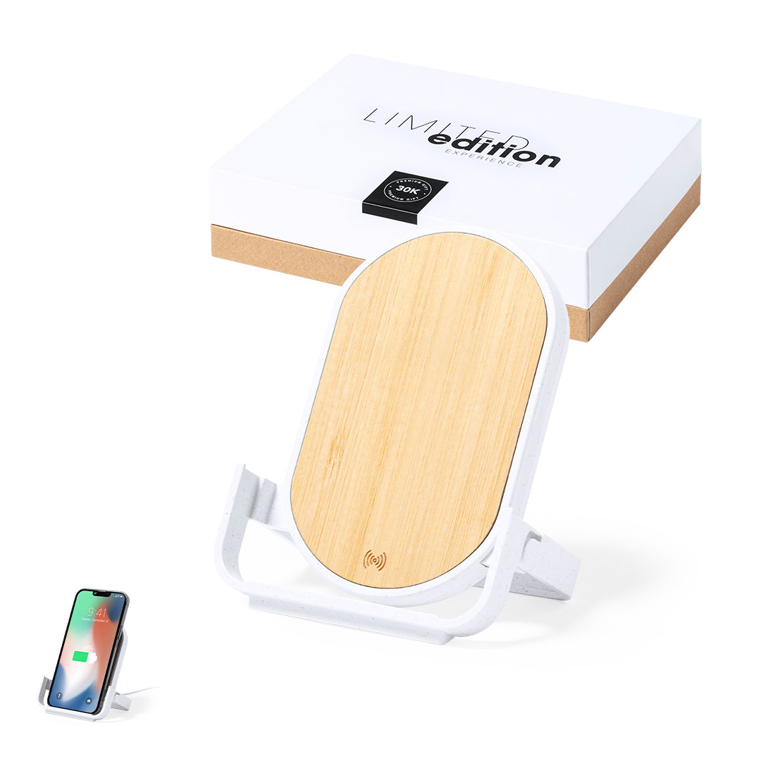 Buisson - Carregador Wireless Premium em Bambu