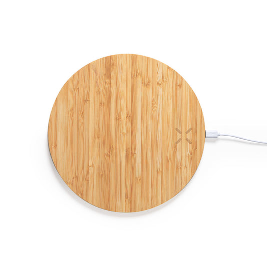 Almofada Carregadora Bistol em Bambu Natural 10W