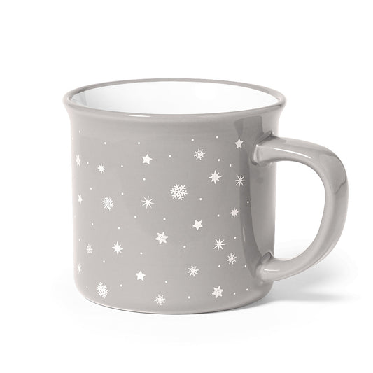 Caneca Cerâmica Vintage Natal 280ml com Caixa Kraft