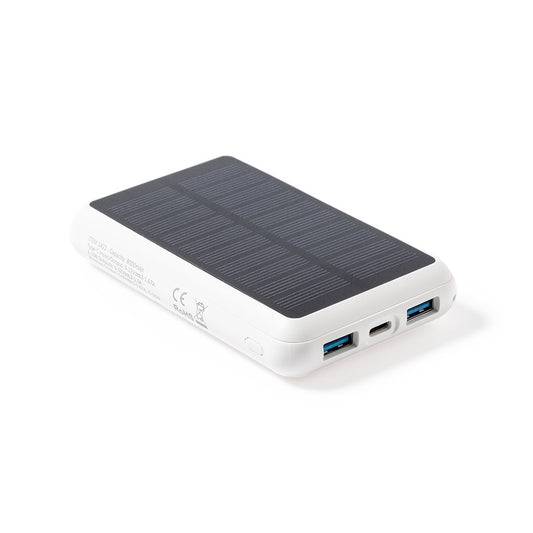 Power Bank Solar Maddy 8000mAh com Carregamento Sem Fios