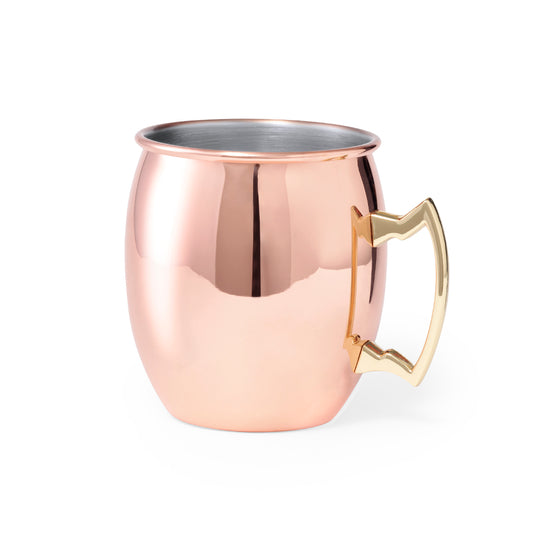 Caneca Keynes 500ml em Aço Inox e Cobre