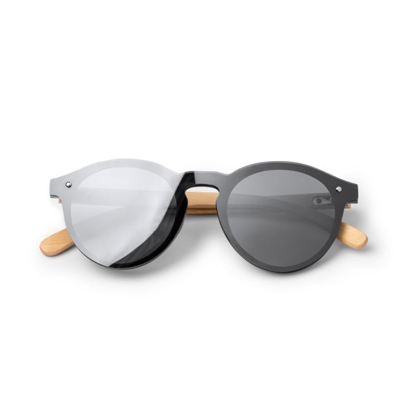 Óculos de Sol em Policarbonato com Lentes UV400 e Hastes em Bambu