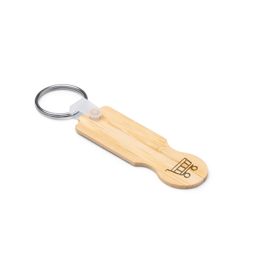 Chaveiro de Moedas em Bambu NOKEL