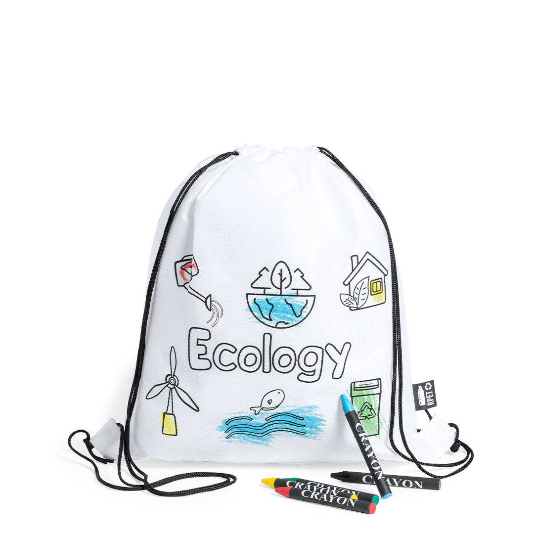Mochila Balard em RPET para Colorir com Ceras