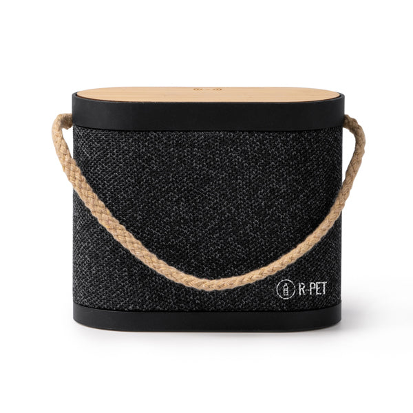 Altifalante Bluetooth em R-PET com Cordão de Sisal