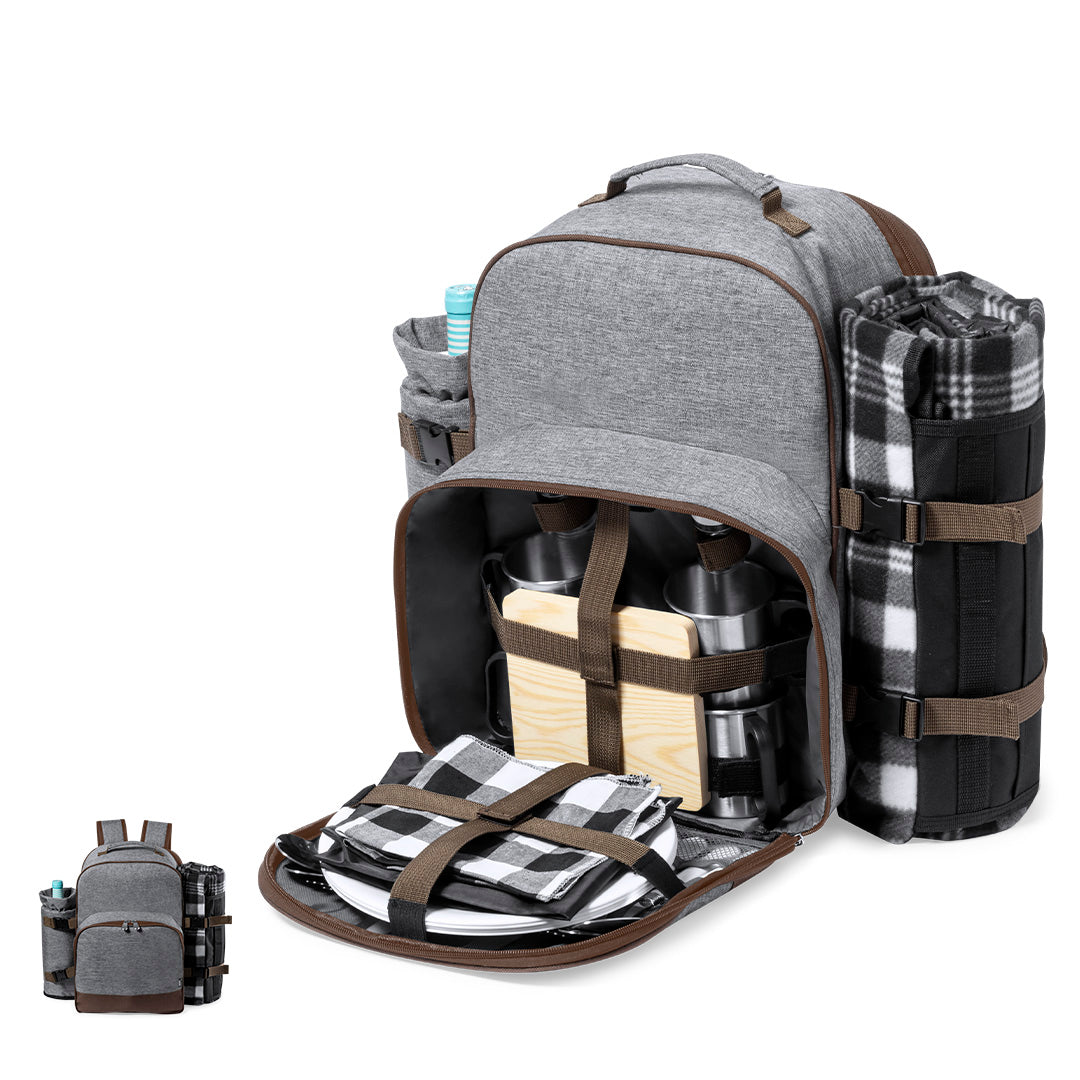 Mochila Nevera Seyman para Picnic com Acessórios Completo