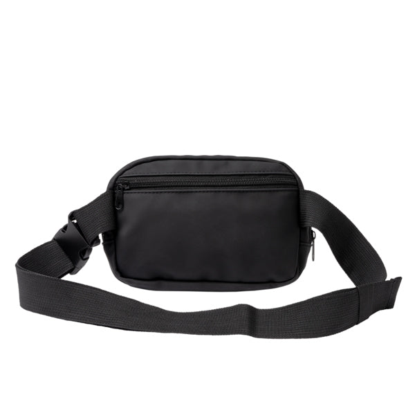 Estojo Porta-Canetas em Poliéster Preto com Zipper