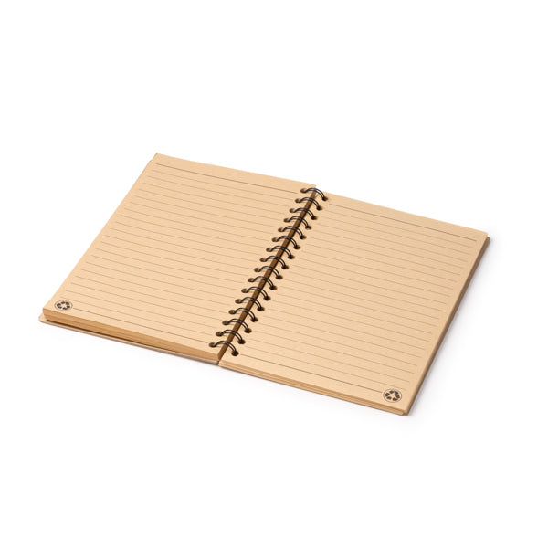 Caderno A5 NUSAX em papel reciclado