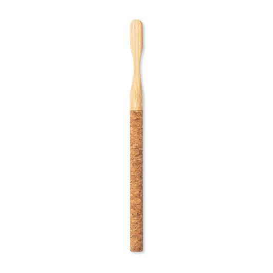 Escova de Dentes Nature com Cabo em Cortiça e Corpo em Bambu