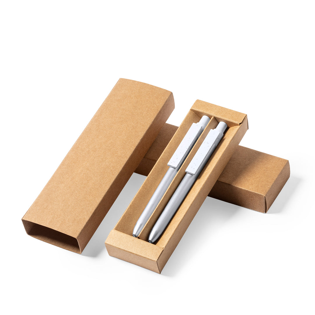 Conjunto Eco-Friendly Caneta e Roller em Alumínio Reciclado