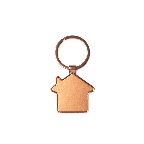 Chaveiro em Metal com Formato de Casa