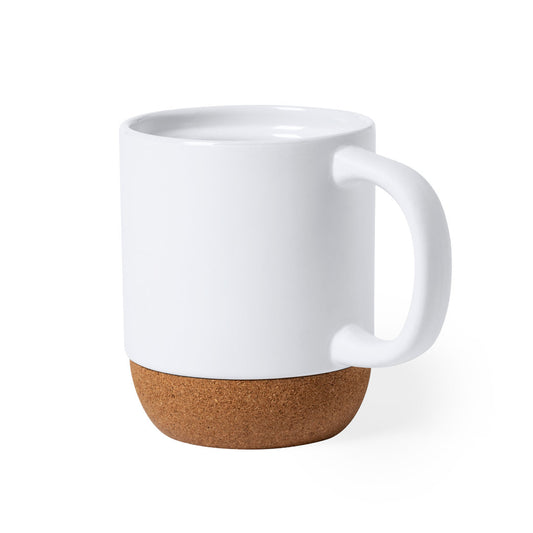 Caneca Cerâmica 420ml com Base de Cortiça