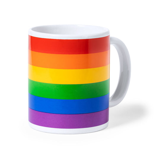 Caneca Rainbow 370 ml em Cerâmica Multicolor