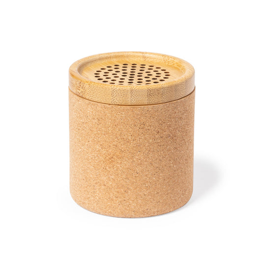 Altifalante Bluetooth Compacto em Cortiça e Bambu