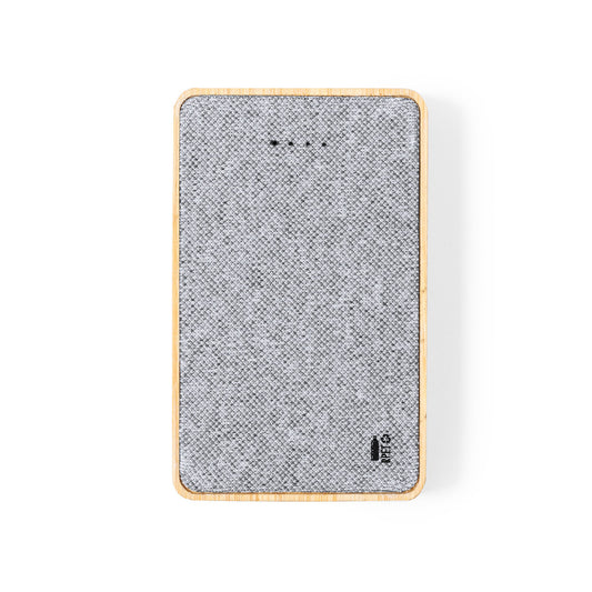 Bralty Power Bank 5000mAh Ecológico em Bambu