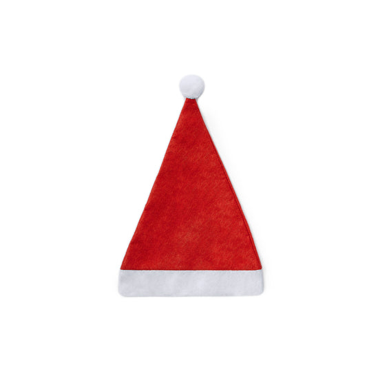 Gorro de Pai Natal para Crianças com Pompom Branco