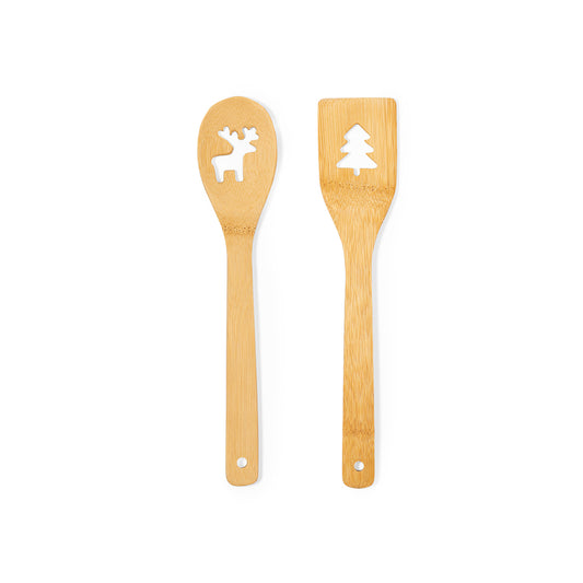 Conjunto de Cozinha Natalício em Bambu 'Hellen'
