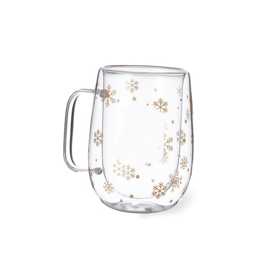 Caneca Térmica Doglex 400ml Cristal Borosilicato