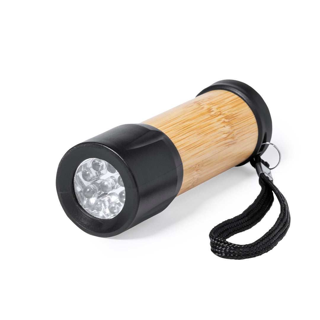 Lanterna 'Freddie' em Bambu com 9 LEDs