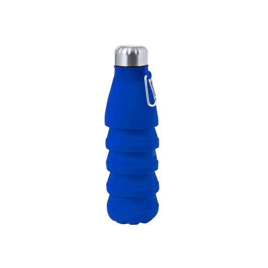 Bidão Plegável Fael 550 ml em Silicone com Mosquetão