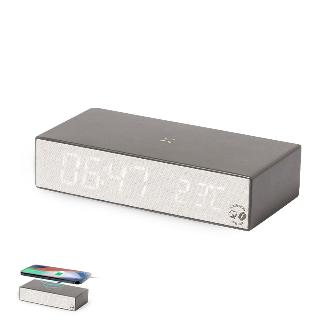 Relógio Multifunções com Carregador Sem Fios 10W