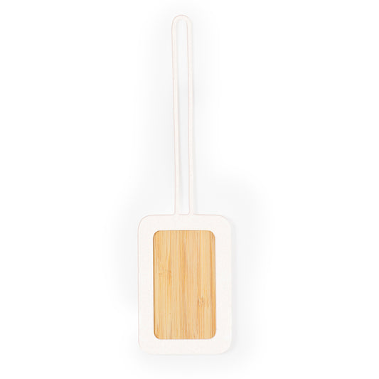 Identificador para Maletas em Bambu e Silicone