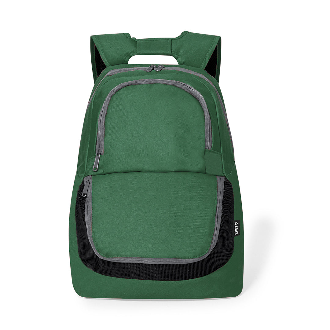 Mochila Storil em RPET com Bolsos e Asas Acolchoadas