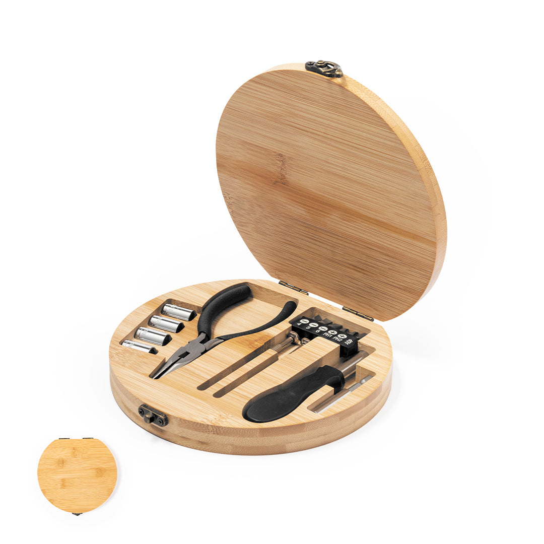 Conjunto de Ferramentas Rosen em Caixa de Bambu