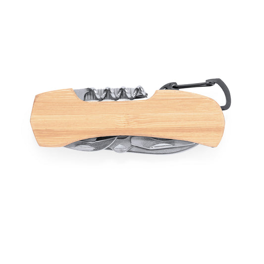 Navaja Multiusos Kasuki em Bambu e Aço Inox