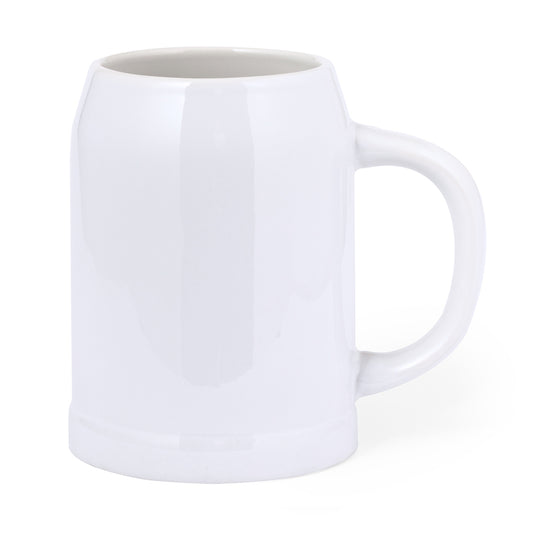 Jarra de Cerâmica Branca 700 ml com Asa