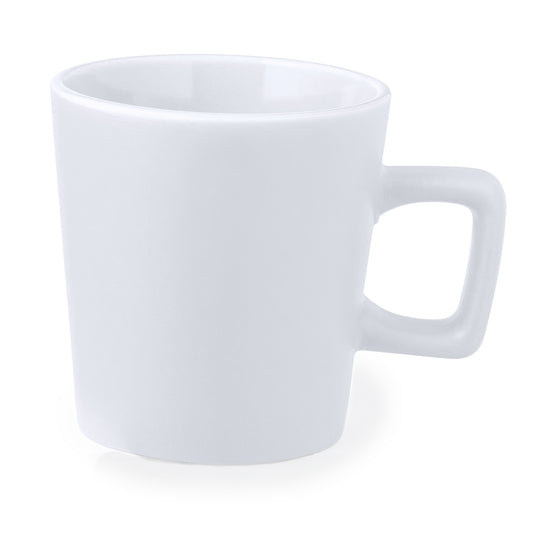 Caneca Cerâmica Maiba 300ml com Asa Quadrada